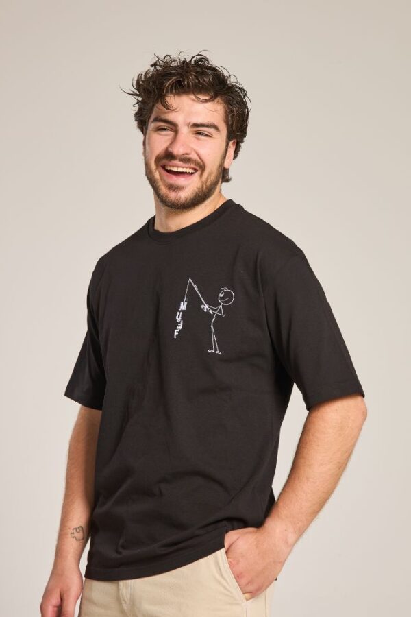 t-shirt μαυρο