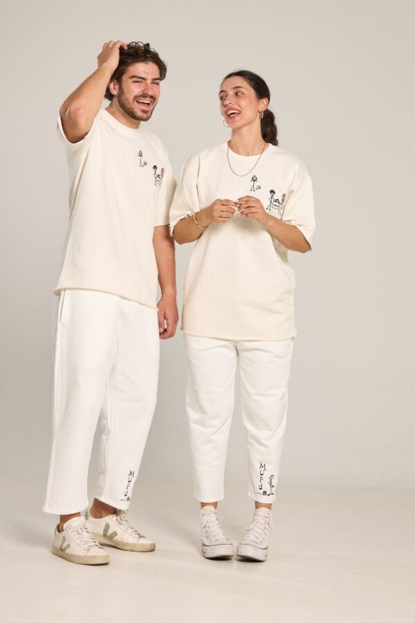 φόρμα λευκή unisex