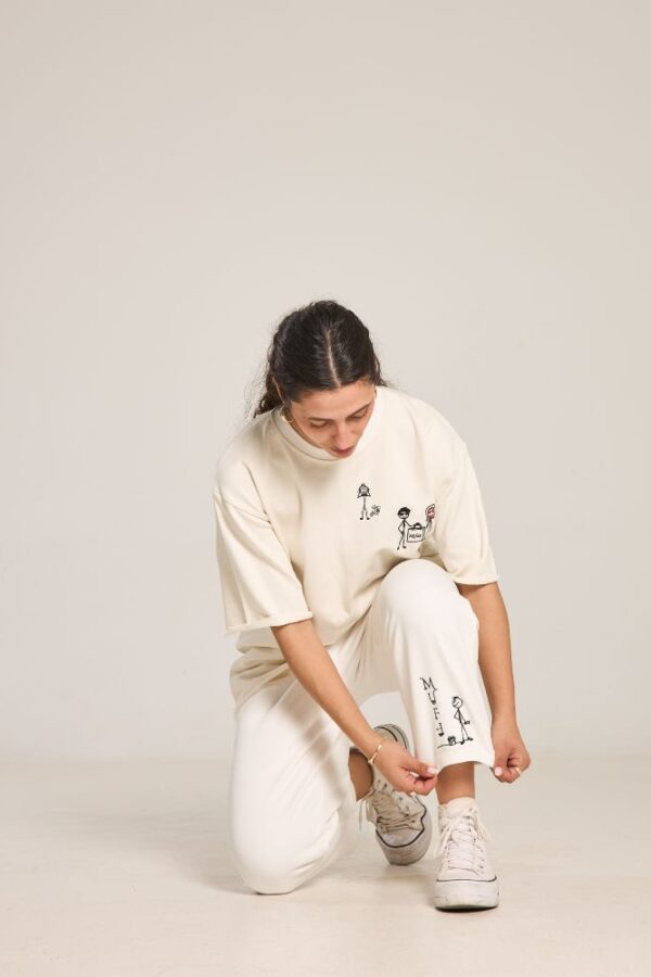 φόρμα λευκή unisex