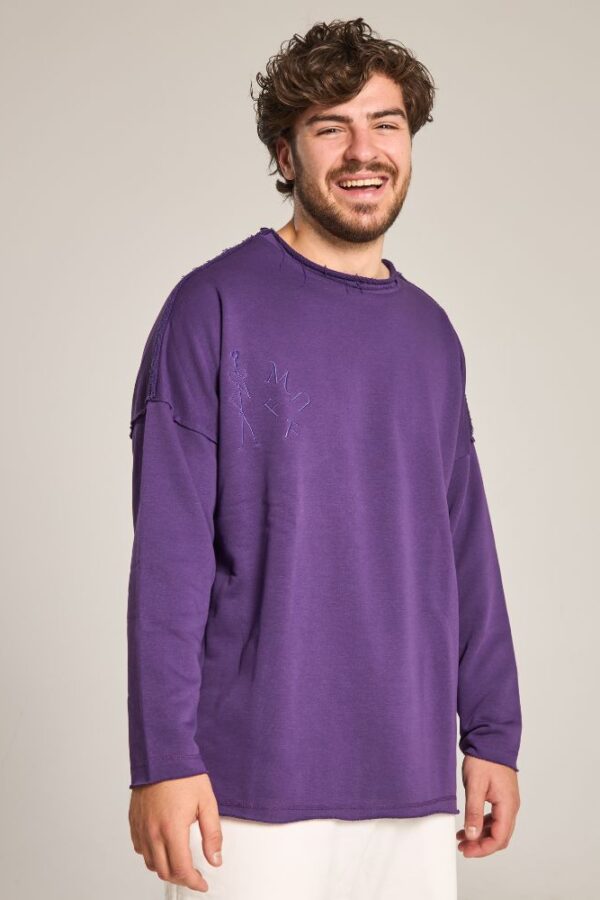 φούτερ μωβ unisex