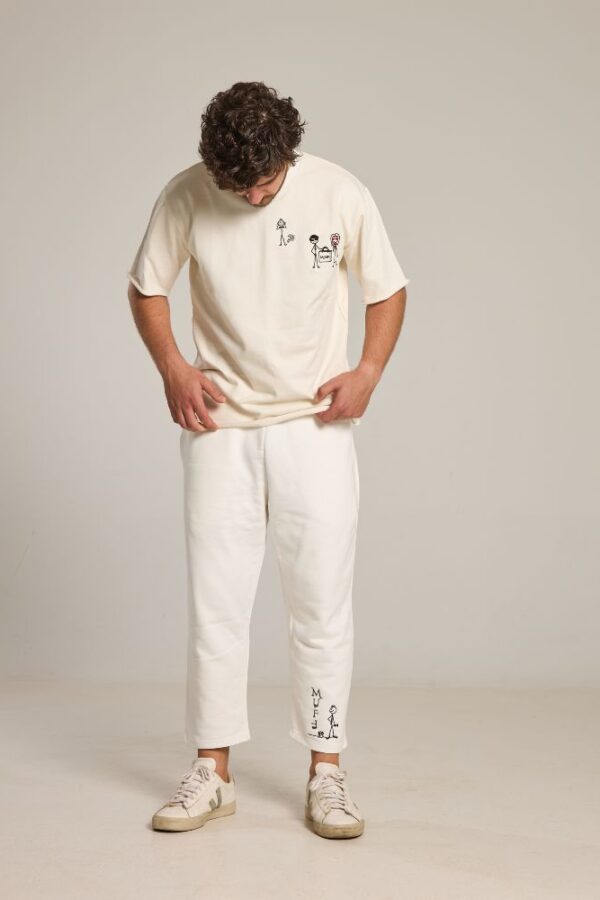 φόρμα λευκή unisex