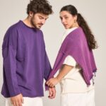 φούτερ μωβ unisex
