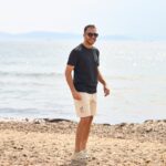 μπεζ βερμούδα