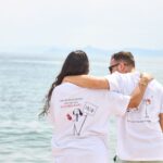 κοντομάνικη μπλούζα με στάμπα