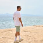 κοντομάνικο μπλουζάκι από οργανικό βαμβάκι με στάμπα