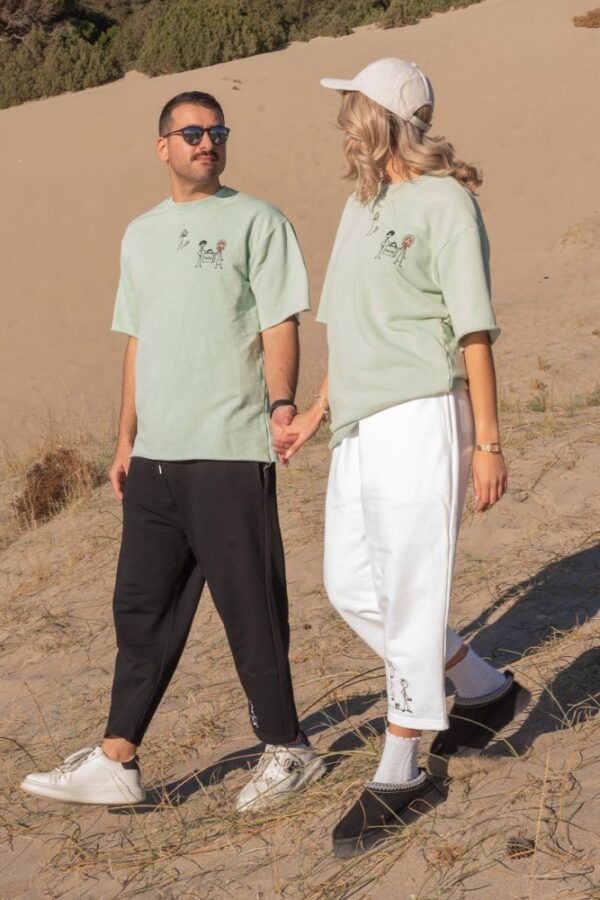 shirt oversized mint
