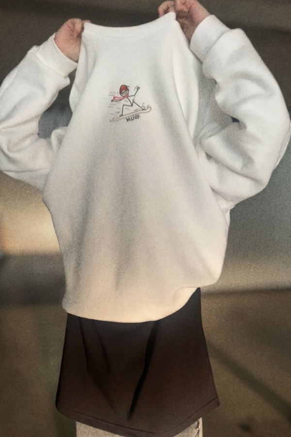 oversized hoodie snowboard