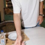 muff oversized white shirt