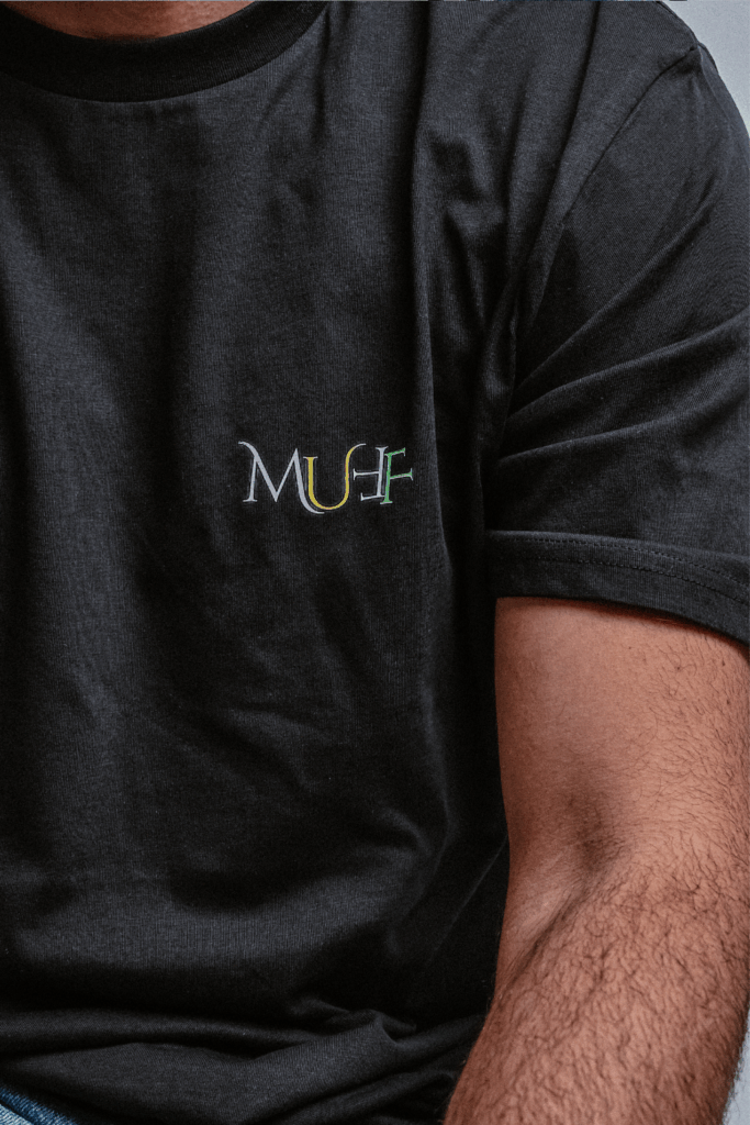 muff t-shirt μαυρο oversized